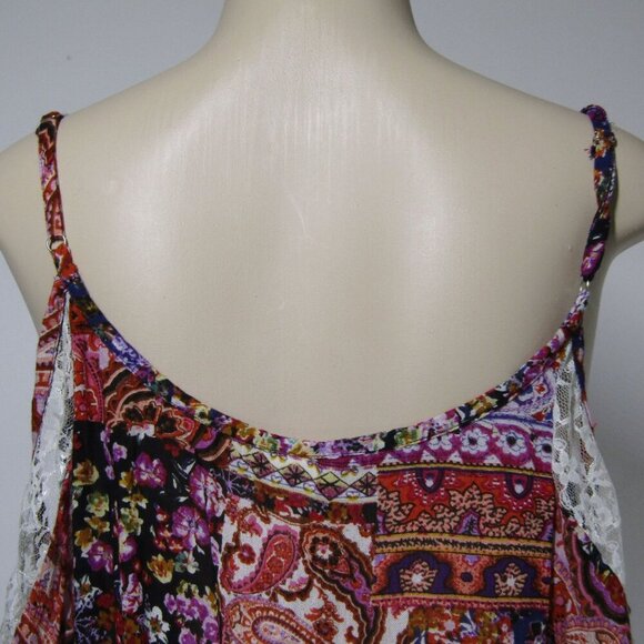 ANTHROPOLOGIE NWT Boho S Peasant Hippie India Gypsy Lace Floral Festival Top - Picture 7 of 11